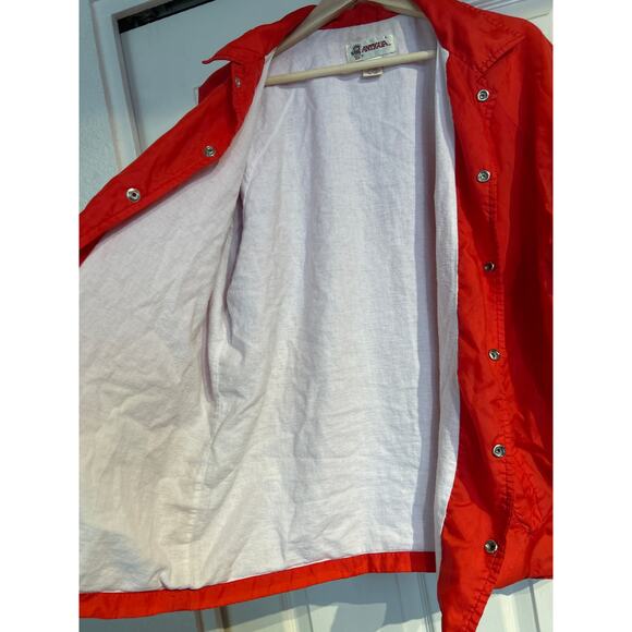 Vintage Red Windbreaker with Arizona Patch - Picture 7 of 7